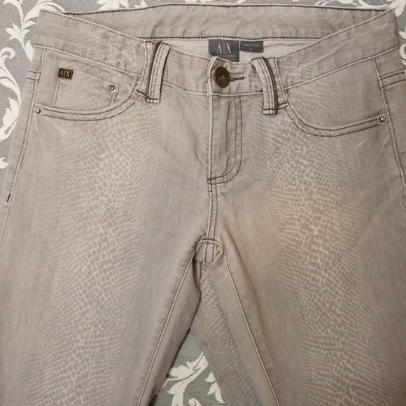 Armani Exchange RN 91714 Straight Leg Jeans Size 2 - Picture 4 of 6